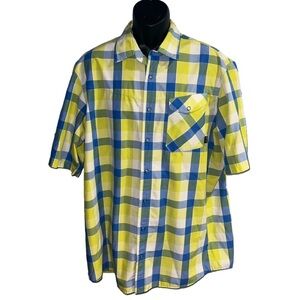 Eddie bauer; First Ascent- Plaid button up collared shirt